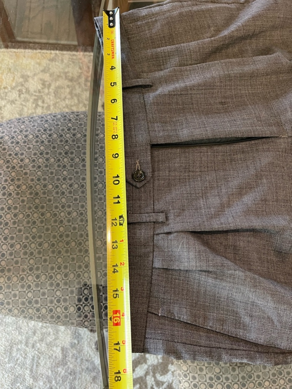 Chaps Gray Two-Button 2pc Suit - Picture 9 of 10